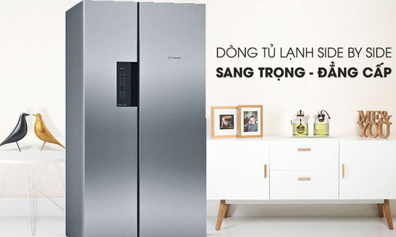 Tủ lạnh side by side BOSCH KAN92VI35O |Serie 4