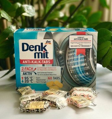 Viên Tẩy Lồng Máy Giặt Denkmit Anti-Kalk-Tabs (60 Viên/Hộp)