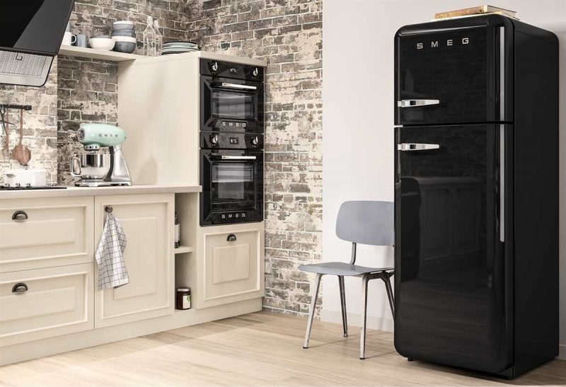 Tủ Lạnh Smeg FAB30LBL5 Black 222L