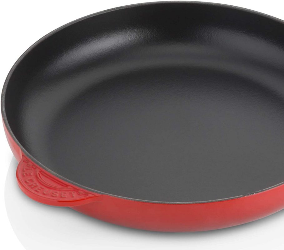 Chảo gang cán gỗ LeCreuset Bratpfanne m. Holzgriff 26cm Kirsche (màu đỏ) 4