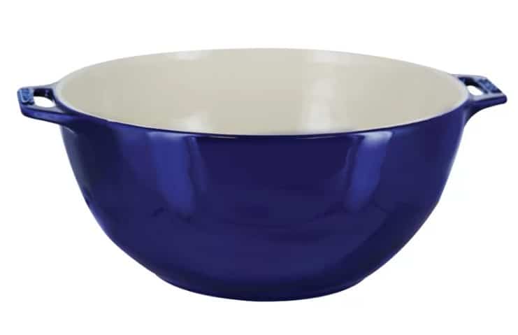 Bát STAUB SER.BOWL D-BL 25CM C màu xanh dương có 2 quai cầm 1