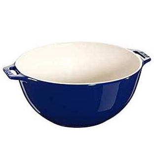 Bát STAUB SER.BOWL D-BL 25CM C màu xanh dương có 2 quai cầm 3