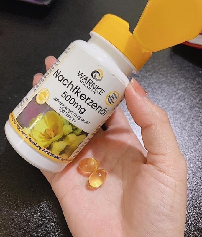 Tinh Dầu Hoa Anh Thảo Warnke Nachtkerzenol 500mg 2