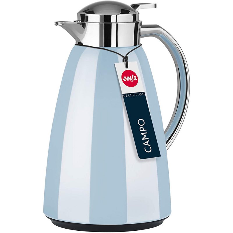 Bình Giữ Nhiệt Emsa F4130400 Campo Jug Isolierkanne Quick Tip 1.0L Pastel Blue (600027)