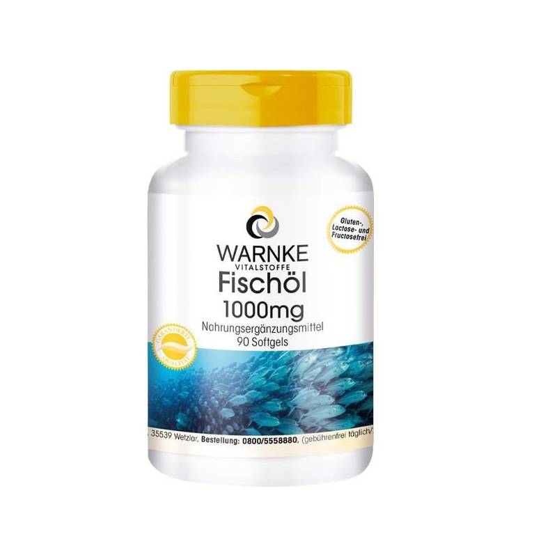 Dầu Cá Warnke Fischol 1000g 43009 - 30% Axit Béo Omega-3 (EPA và DHA) 1