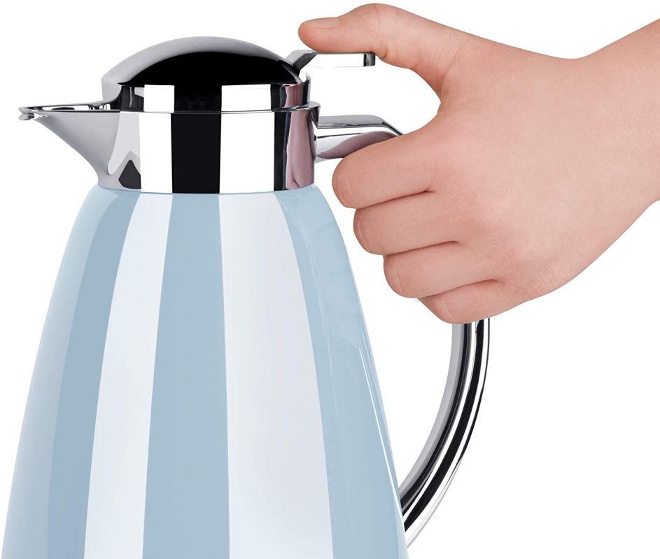 Bình Giữ Nhiệt Emsa F4130400 Campo Jug Isolierkanne Quick Tip 1.0L Pastel Blue (600027) 2