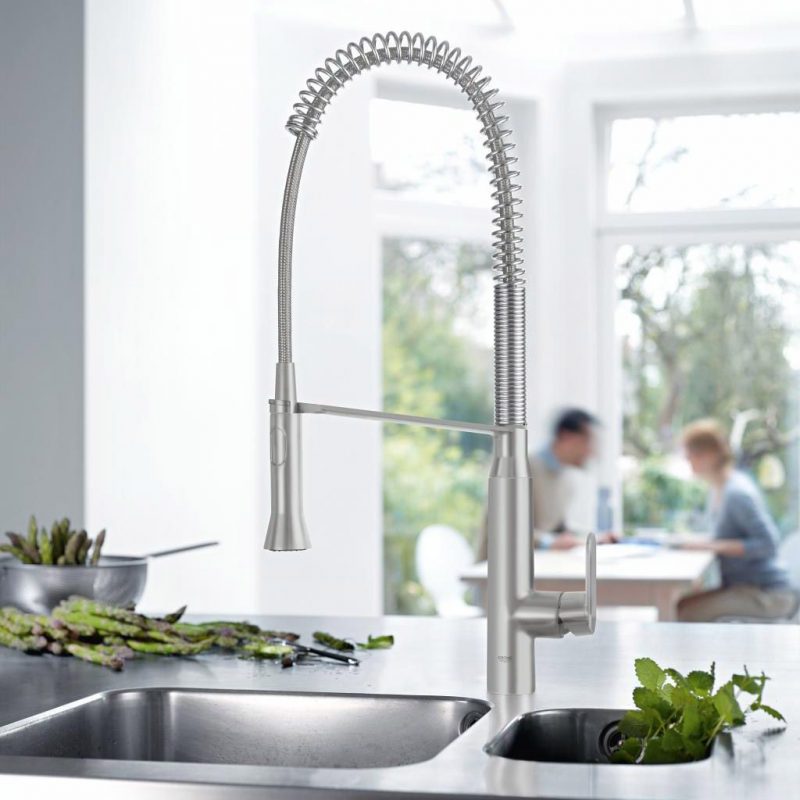 Vòi rửa bát Grohe Single Lever Sink Tap 30361000 1