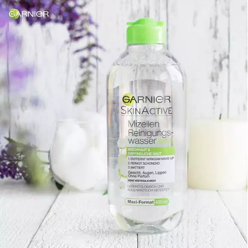 Tẩy trang Garnier xanh 400ml 