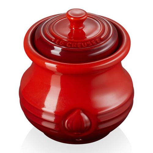 HŨ ĐỰNG TỎI LECREUSET MÀU ĐỎ