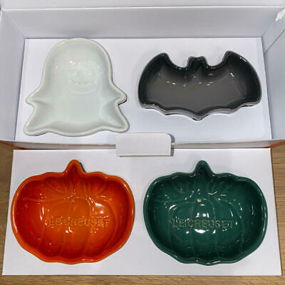 SET 4 ĐĨA NHỎ HOẠ TIẾT HALLOWEEN LE CREUSET 2