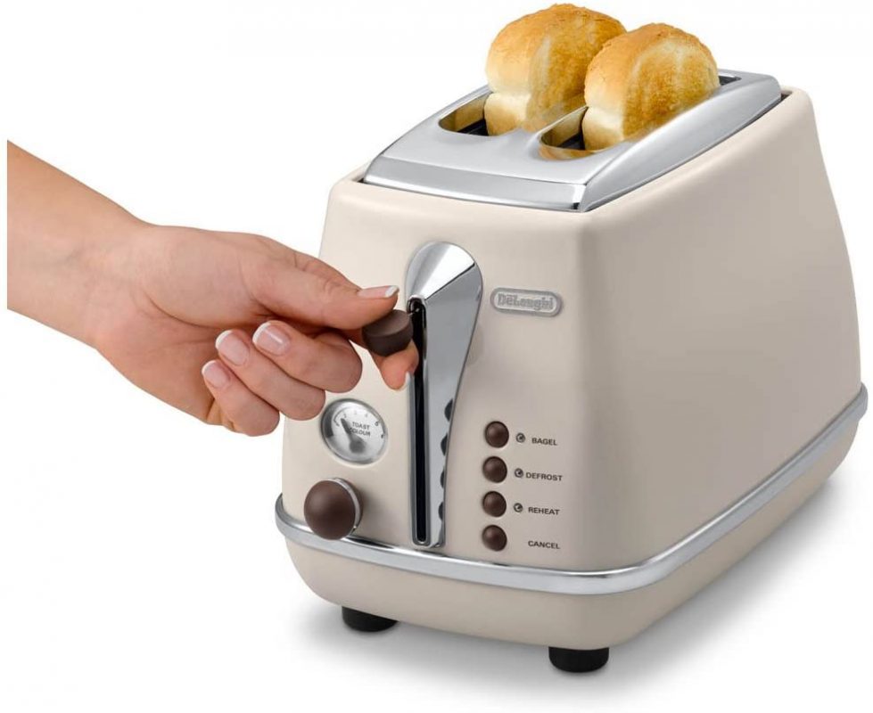 Máy Nướng Bánh Mì Delonghi Icona Vintage CTOV 2103.BG Màu Be 1