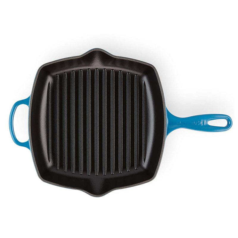 Chảo nướng vuông LeCreuset Grillpfanne quadratisch 26cm Gelb 3