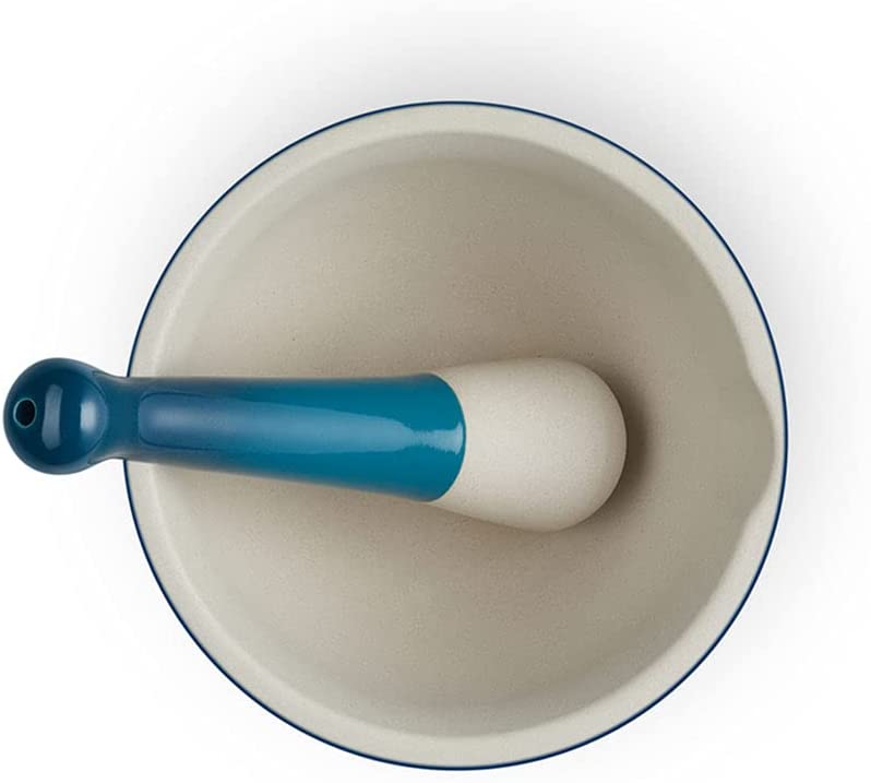 Bộ Chày Cối Lecreuset Mortar & Pestle Deep Teal 300ml 4