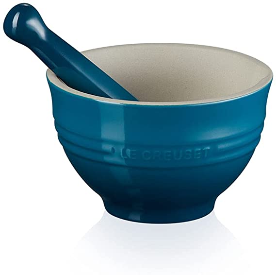 Bộ Chày Cối Lecreuset Mortar & Pestle Deep Teal 300ml