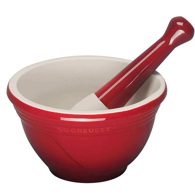 Bộ Chày Cối Lecreuset Mortar &amp; Pestle Cerise 300ml 2