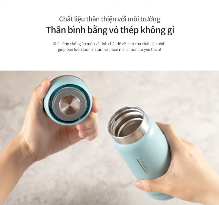 BÌNH GIỮ NHIỆT CUCKOO CVB-B35SB MÀU XANH DA TRỜI DUNG TÍCH 0.35L 4