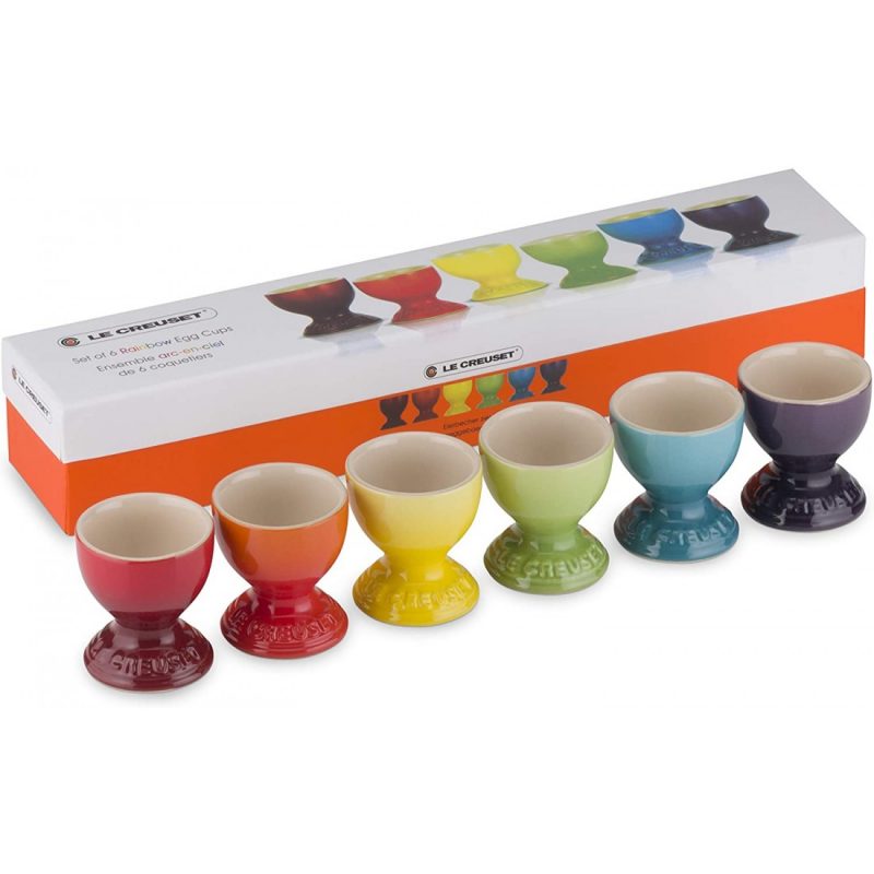 Bộ Cốc Sứ Để Trứng Le Creuset Rainbow, 6 Chiếc 4