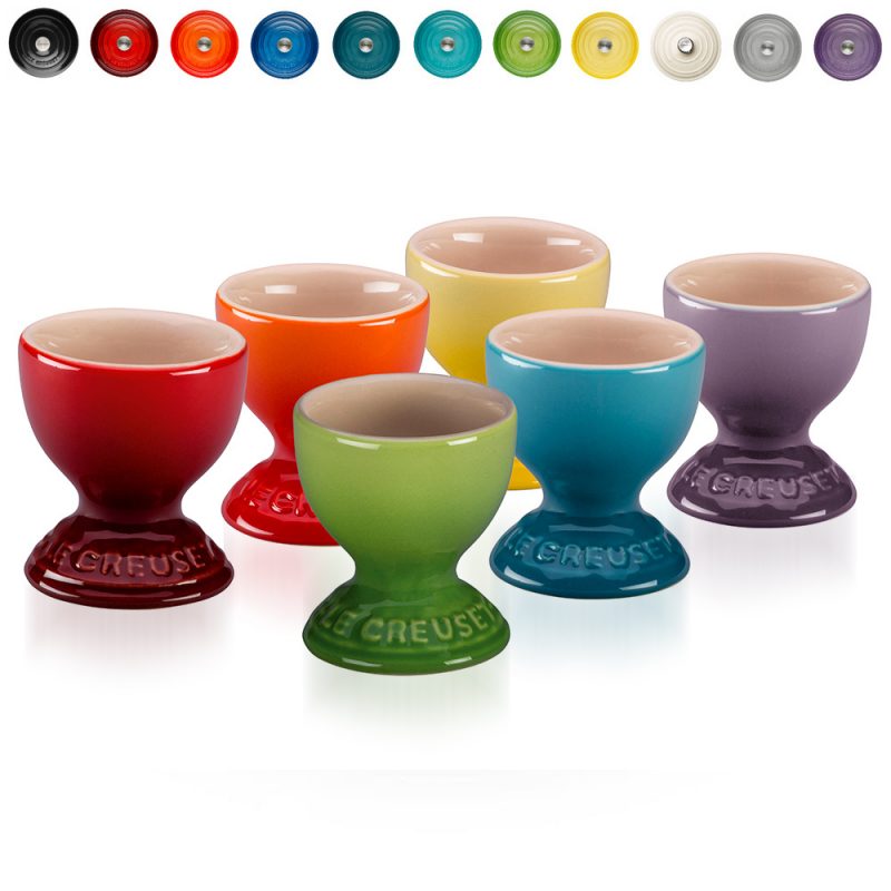 Bộ Cốc Sứ Để Trứng Le Creuset Rainbow, 6 Chiếc 3