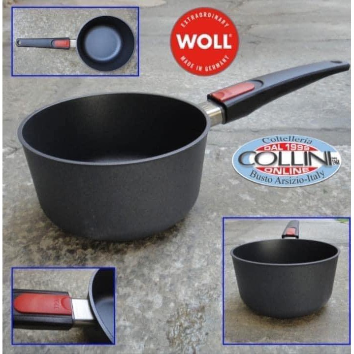 Quánh Woll Diamond Lite Saucepans 18 cm có nắp và tay cầm có thể tháo rời