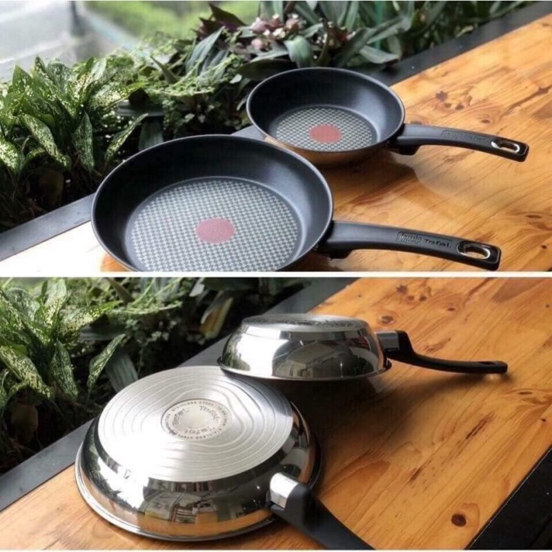 SET 2 CHẢO TEFAL JAMIE OLIVER 20/26CM STAINLESS STEEL 4