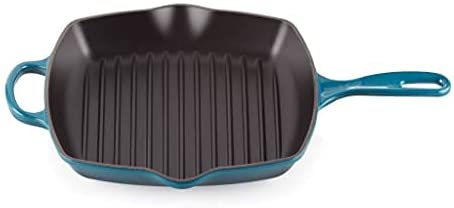 Chảo Nướng Vuông LeCreuset quadratisch 26cm - Deep Teal màu xanh lam 4