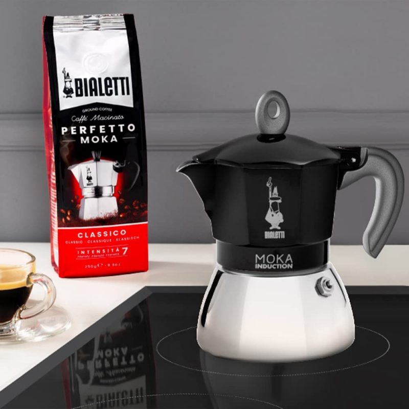 Ấm pha cà phê Bialetti Moka express 4 cốc (màu đen) 1