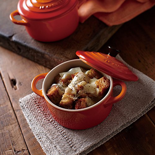 Bộ nồi LeCreuset Mini-Cocotte Geschenkset (4 màu đỏ vàng đen) 2