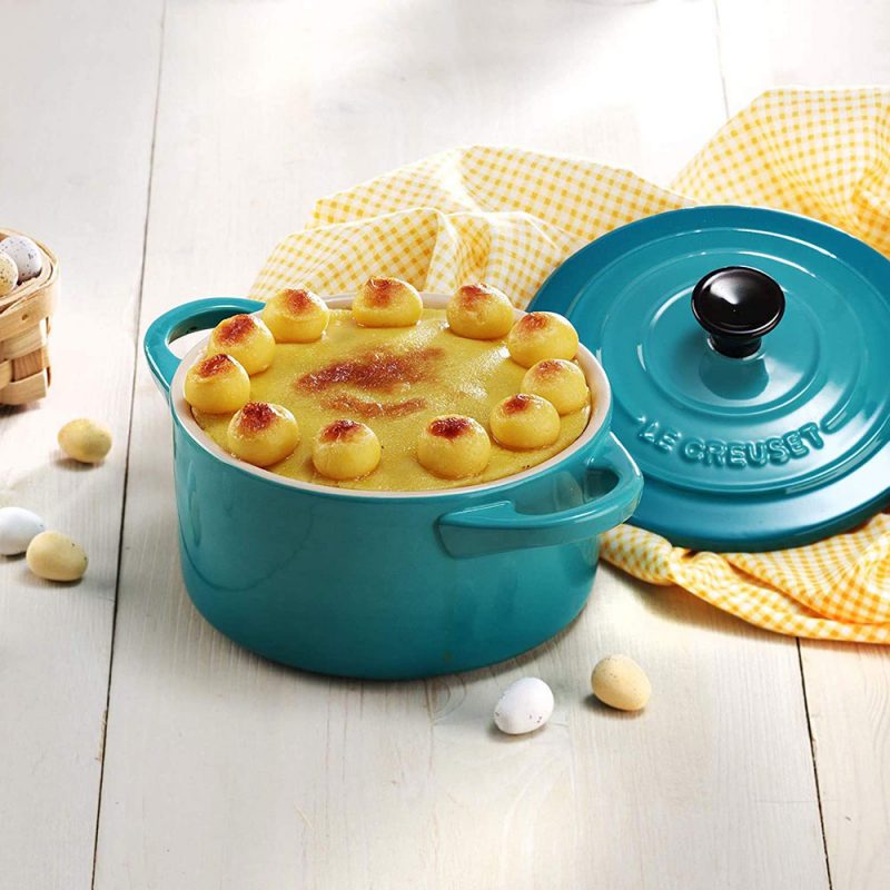 Bộ nồi mini LeCreuset Mini Cocotte 3er Set blau 3