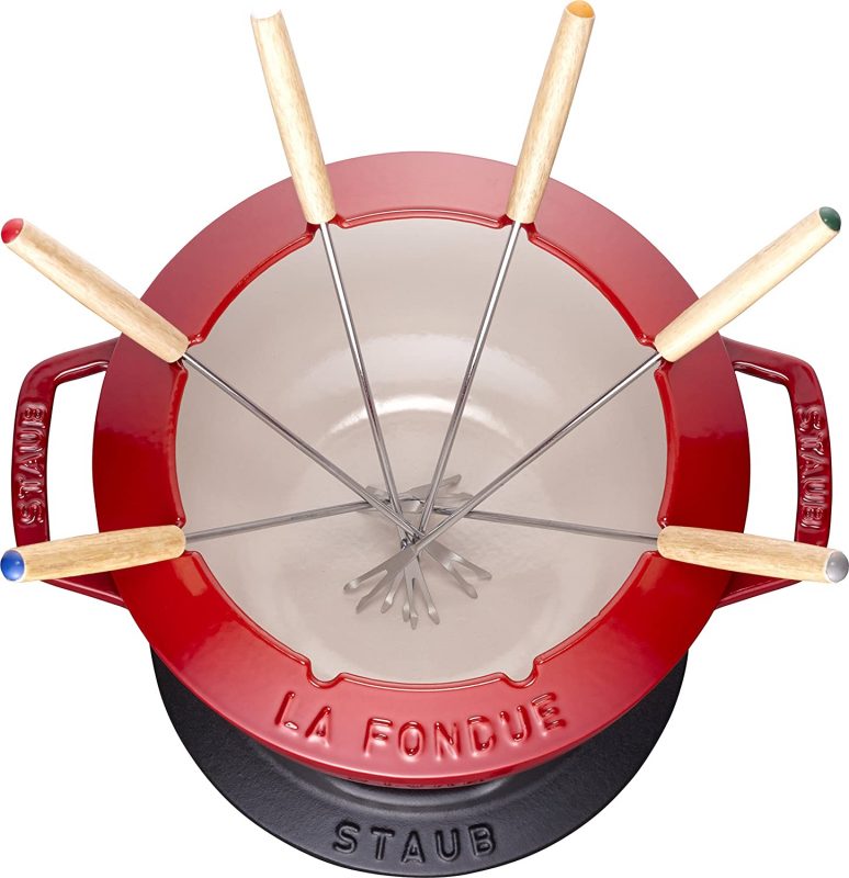 Bộ nồi ăn lẩu STAUB FONDUE SET 10P CHERRY 20CM (màu đỏ) 2