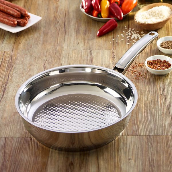 Chảo Inox Fissler crispy steelux premium 28cm made in Germany 1