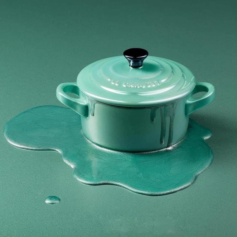 Bộ nồi LeCreuset Mini-Cocotte Geschenkseti- 4 màu xanh lá, xanh dương 4