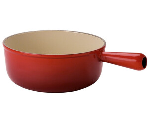 Quánh gang không nắp LeCreuset Schwenkkasserolle 16cm Kirsche - màu đỏ 