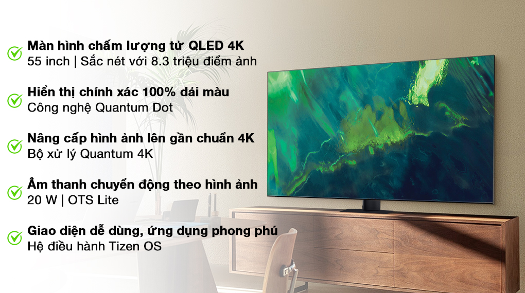 Smart Tivi QLED Samsung QA55Q70A 55 inch 4K 2