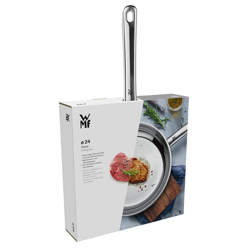 Chảo WMF Profi 24cm Inox made in germany lòng trơn 4