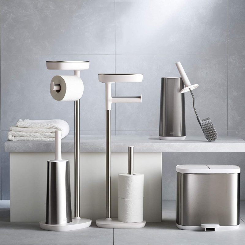 Giá đựng giấy vệ sinh & cọ toilet Joseph Joseph 70519 Easytore Plus Stand