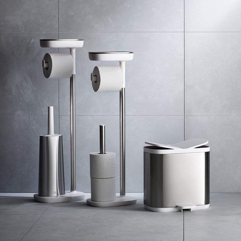 Giá đựng giấy vệ sinh & cọ toilet Joseph Joseph 70519 Easytore Plus Stand 2