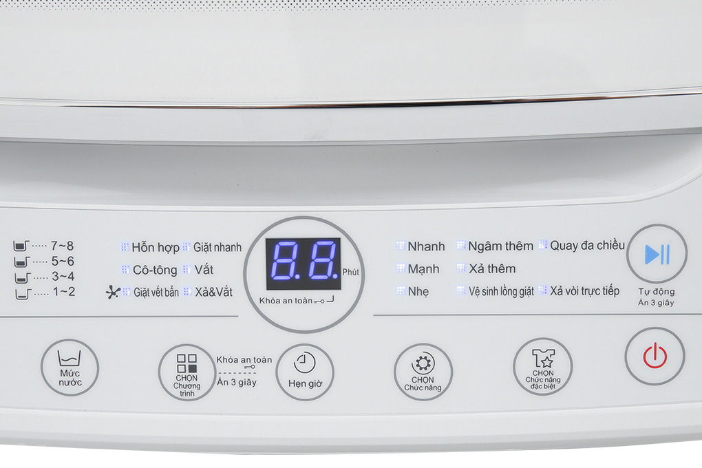 Máy giặt lồng đứng Whirlpool VWVC9502FW STAINCLEAN 9.5KG TRẮNG 2